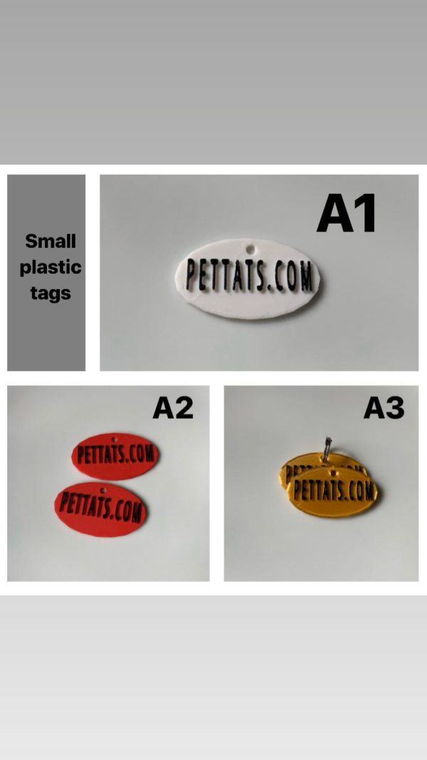 Order a Plastic PETTATS ID tag (members only product) - Image 2