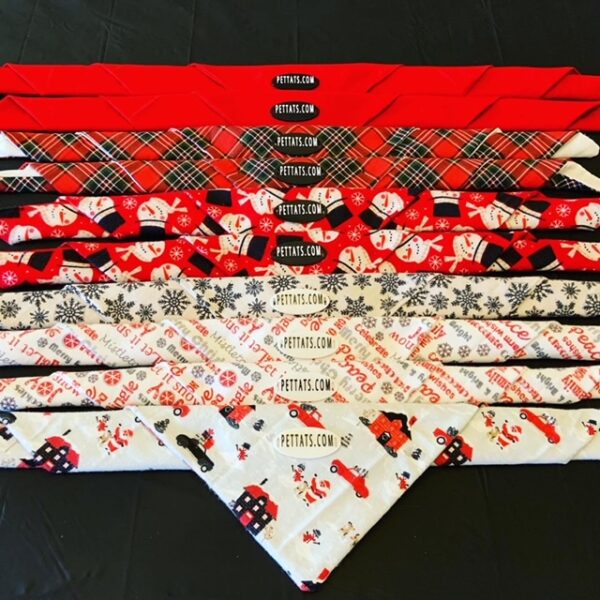 PETTATS Holiday Animal ID Bandanna/Scarfs (members only product)