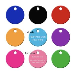 Pet Tat’s- PETTATS Metal ID Tag & Transfer Tattoo