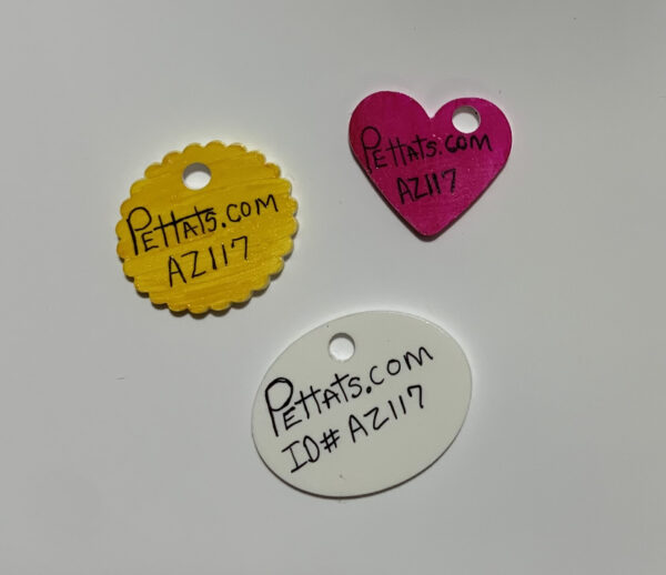 Order a Plastic PETTATS ID tag (members only product) - Image 3